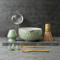 Clay&Fire Matcha Whisk, Handcrafted Bamboo Whisk for Matcha Powder (Jade green)