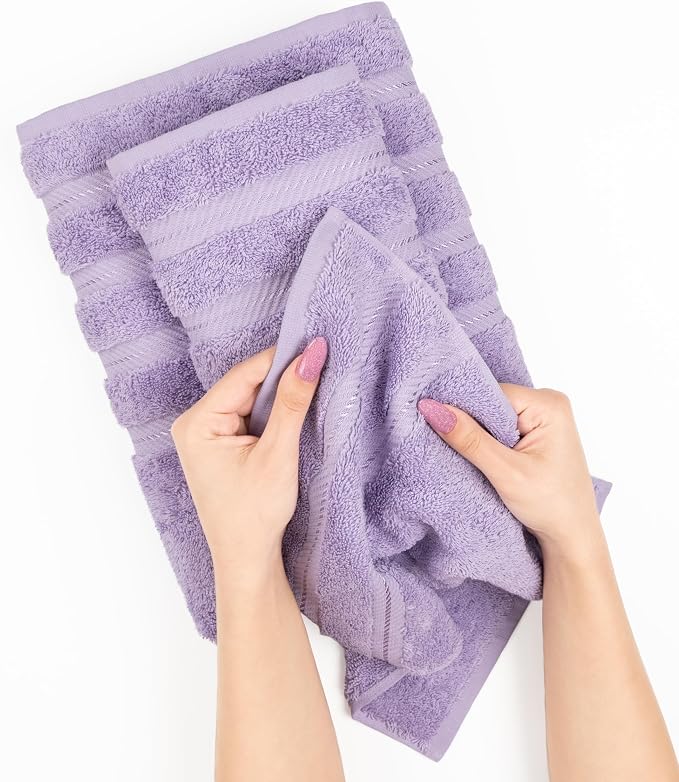 American Soft Linen 100% Cotton Luxury Turkish Towels, 4 PC Hand Towel Set | Soft Absorbent Quick Dry OEKO Tex Standard 100 Certificated Durable Machine Washable Premium Hotel Quality