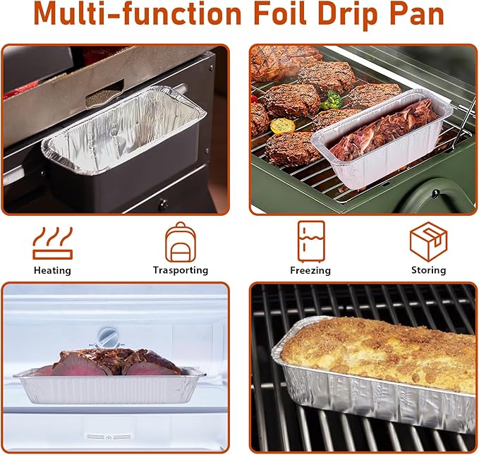 40 Pack Grease Cup Liners Compatible with Blackstone Griddle 5017 - Disposable Aluminum Foil Drip Pan Grease Catcher Cup Liner for 17, 22, 28, 36 Inch | Disposable;Heavy duty;Multipurpose;Wide compatibility;Easy to use;Easy to clean;Large capacity