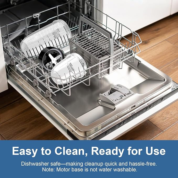 Colarlemo 1200W Smoothie Blender, Personal Kitchen Blender, Ice Crushing | 25000 RPM, Dishwasher Safe, 12Pcs, 6-Leaf Blade×2, 3 Cup Sizes, Smoothie Maker Grinder Frozen Drinks Nuts, Ash Blue
