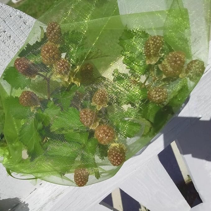 30 Pcs 7.8''×11.8'' Drawstring Fruit Protection Netting Bags, Reusable Garden Netting Bags