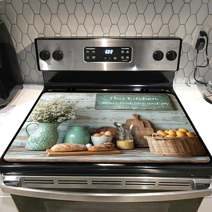 Stove Top Covers for Electric Stove, Glass Stove top Cover 28"x 20"