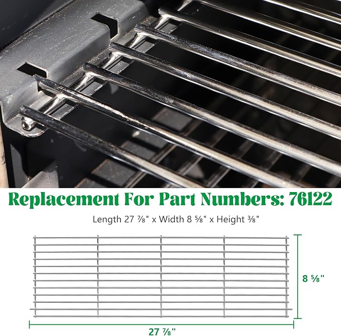 Warming Rack for Pit Boss 820 Series Upper Cooking Grate Grid Pitboss 820D 820FB 820PS1 850PS2 Sportsman Holding Rack Wood Pellet Smoker Grill Replacement Parts 76122