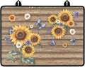 Sunflower Wood Multi-Purpose Stove Top Cover Silicone Thermal Mat for Electric Stove(30"x21") Scratch Resistant Glass Cooktop Protector & Dish Drying Mat