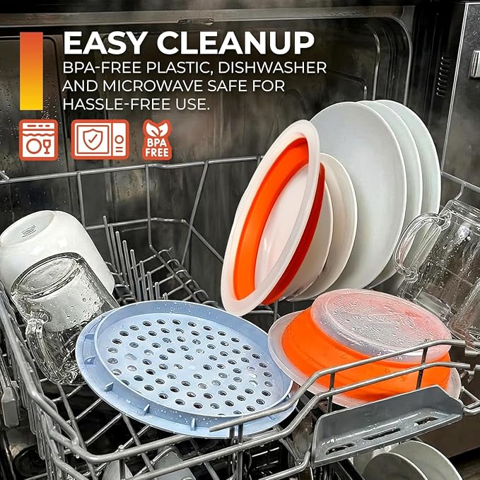 CanCooker Collapsible Breading Batter Bowl | 2 Pack | Mess Free Shaker Container & Mixer | Ideal for Fish Fry Fried Chicken & Wings