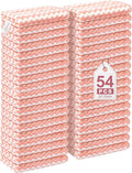 JOYMOOP 54 Packs Microfiber Cleaning Cloths, 10" x 10" Kitchen Towels – Reusable Cleaning Rags, Lint-Free, Super Absorbent Cleaning Cloths for Kitchen, Car, and Household Cleaning, Pink