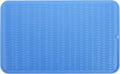 MicoYang Silicone Dish Drying Mat for Multiple Usage,Easy clean,Eco-friendly,Heat-resistant Silicone Mat for Kitchen Counter or Sink,Refrigerator or Drawer Liner Lichen BlueL 3XL 28 inches x 18 inches