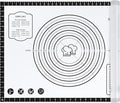 DANIA & DEAN 28"x20" Large Durable Silicone Baking Mat for Pastry and Bread | Non-Slip & Non-Stick Mat with Measurements, for Pizza, Pie Crust, Dough Rolling, Pasta & Sourdough, Reusable Counter Sheet