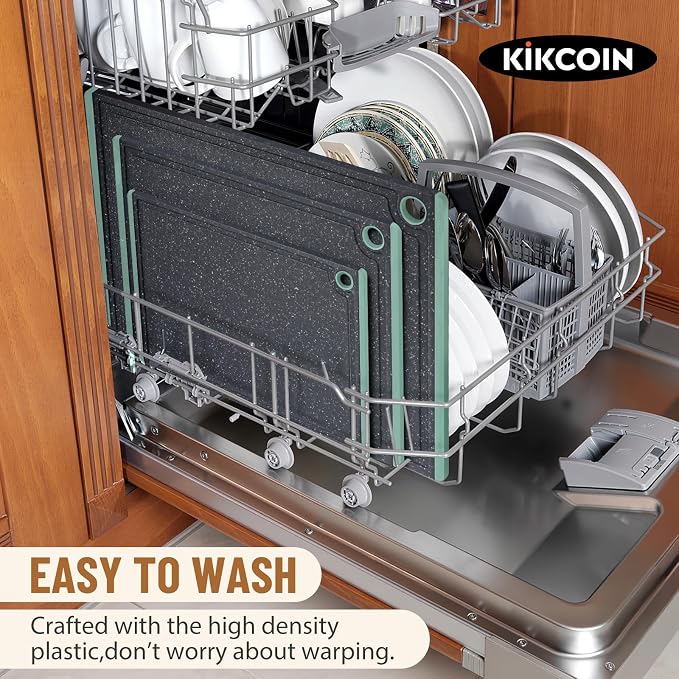 Cutting Board, Extra Large Cutting Boards for Kitchen Chopping Board with Juice Grooves, Kikcoin