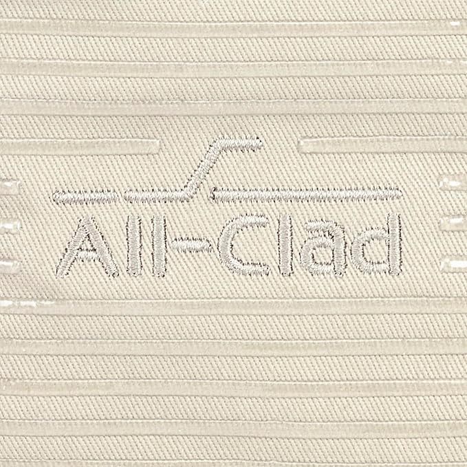 All-Clad Premium Pot Holder & Hot Pad: Heat Resistant to 500 Degrees - 100% Cotton, 10"x6.25" Hot Pad for Kitchen and Barbeque, (2-Pack), Almond