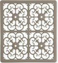 GASARÉ, Extra Large, Thick, Silicone Trivet for Hot Dishes, Pots, and Pans, Heat Resistant Mat for Countertop, Hot Pad for Kitchen, Easy to Clean, 12 x 11 x 3/8 Inches, Taupe
