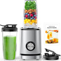 Turelar Blender for Smoothies Portable Personal Blender for Shakes and Smoothies for Kitchen with 2 * 24oz Portable Cups and Extra Lid, Smoothie Maker Machine for Juices, Baby Food, Nutritious Recipe
