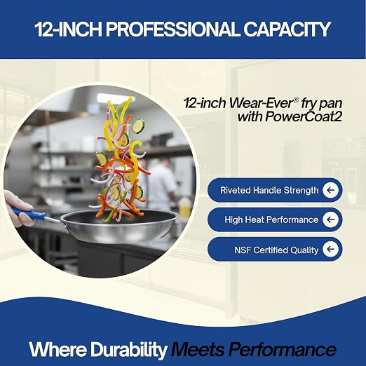 Vollrath 12" Wear-Ever® CeramiGuard II Fry Pan w/ Handle
