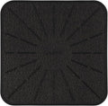 Induction Cooktop Mat - Silicone Fiberglass Scratch Protector - for Magnetic Stove - Non slip Pads to Prevent Pots from Sliding during Cooking - Square (7.4inches) Black