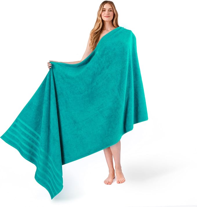 American Soft Linen 100% Cotton Luxury Turkish Towels, 35x70 XL Bath Sheet | Soft Absorbent Quick Dry OEKO Tex Standard 100 Certificated Durable Machine Washable Premium Hotel Quality