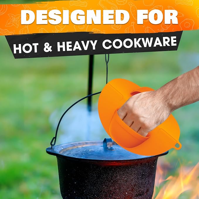 2 Pcs Silicone BBQ Grill Mitts, 480°F Heat-Resistant (Yellow) | BBQ Mitts for Grilling Set of 2, Secure Grip for Hot Trays and Pans, Dishwasher Safe, Flexible, Non-Slip, Food-Grade Material
