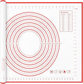 Extra Large Silicone Baking Mat for Rolling Dough (24" x 16") - Non-Stick Pastry Mat with Measurements - Heat Resistant & Non-Slip Kitchen Counter Protector for Fondant, Pie Crust & Pizza