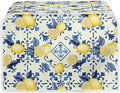 Lemon Print Toaster Cover 2 Slice Bread Toaster Oven Dustproof Cover, Waterproof Kitchen Small Appliance Cover Home Kitchen Accessories Decor, Blue