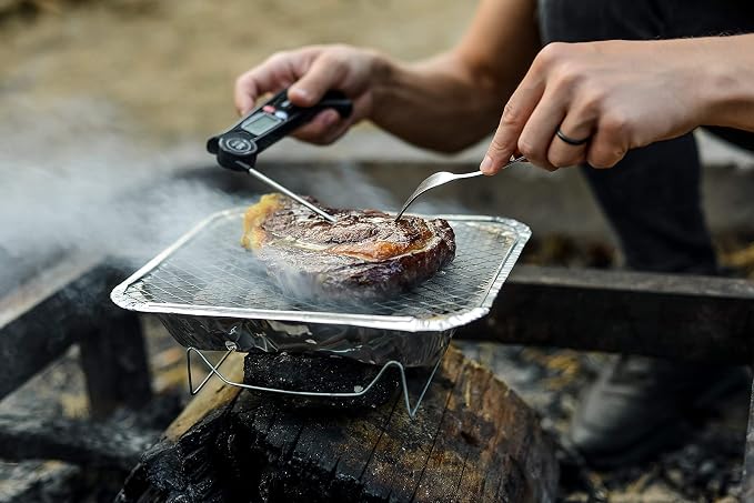 Disposable Charcoal Grill Ideal for Camping and Tailgate Parties -Pack of 2 Portable, Easy To Light, and Convenient charcoal grill Lasts 1.5 hours Grill Anytime, Anywhere