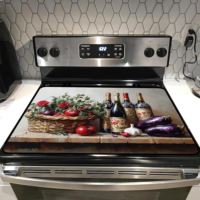 Stove Top Covers for Electric Stove, Glass Stove top Cover 28"x 20"