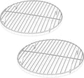 Herogo Round Cooling Cooking Rack Set of 2, 10.6 Inch Stainless Steel Large Grilling Steaming Baking Rack for Oven Pot Pressure Cooker Canning, Rust Free, Dishwasher Safe