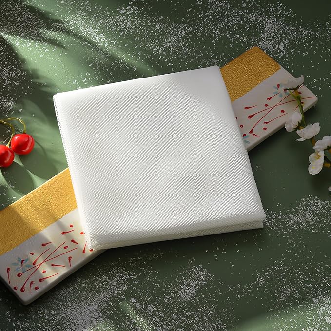 3Pcs Rice cooker accessories,Rice Net,Steamer Cloth&Sushi Mat(43.3”x39.3”)