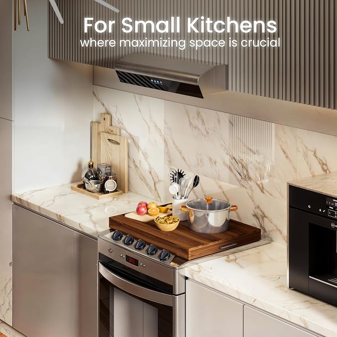 TIDITA Stove Top Covers for Electric Stove, Noodle Board, 30”x22” (Outer) | 28.9”x20.8” (Inner), Acacia Wood, Metal Handles, Non-Skid Pads, Noodles Board Stove Cover , Multi-Use, Easy Assembly