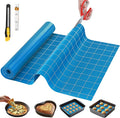 GTJ Silicone Baking Mat Roll, Reusable Baking Sheet Liners, 12 in x 6 ft | Free Cut to Size, Food-Grade, Non-Stick, Non-Slip, For Dough, Pastry, Air Fryer, Freeze Dryer, Oven Pan, Kitchen Counter