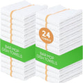 Towels N More 24-Pk 16x19 30 Oz. Absorbent Cotton Kitchen Bar Mop Towels | Reusable Kitchen Cleaning Towels for Chef, Cook, Home, Restaurant & Bar. Highly Absorbent, Multi-Purpose Cotton Towels