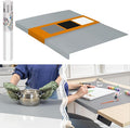 Silicone Mat for Kitchen Counter with "Edge Protection" – Quartz Countertop Protector Mats – Silicone Heat Resistant Mat – No Folds or Wrinkles – 1.5mm Thick, 24"x16", Gray