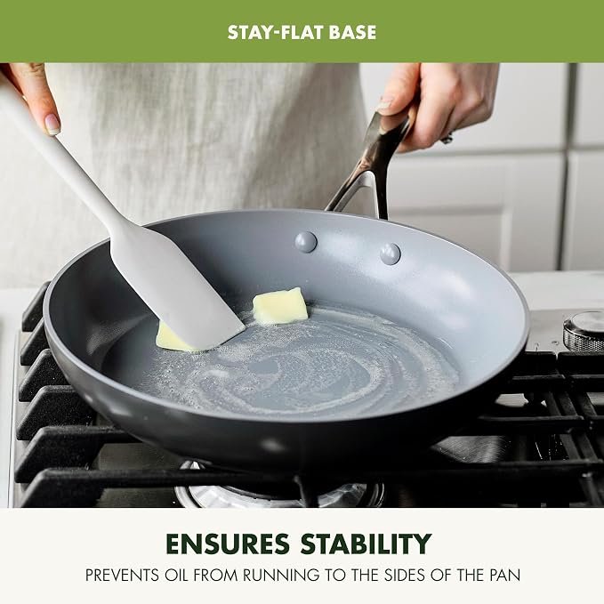 GreenPan Valencia Pro 8" Ceramic Nonstick Frying Pan Skillet, Hard Anodized | PFAS-Free Nonstick, Induction Ready, Compatible with all Stovetops, Eggs & Omelets, Dishwasher Safe, Oven Safe up to 600F