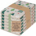 Urban Villa Kitchen Towels Cotton Dish Towels 20”x30” (Set of 6) Grn Tree Print