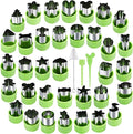 35 Pack Cookie Cutters Fruit Cutter Shapes Set Crinkle Cutter