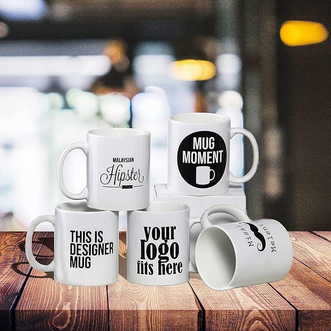 TANGLONG 12PCS Sublimation coffee Mugs 15 oz White Cups for homemade gifts | Tazas Para Sublimar,White CeramicCups for Hot or Ice Coffee,Latte, Soup, Milk, Hot Cocoa,DIY gifts