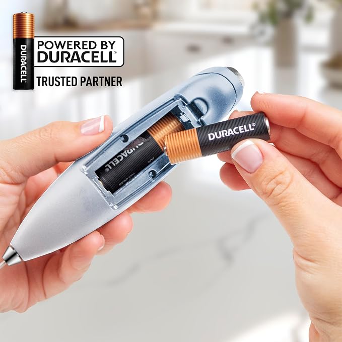 Zulay Kitchen Powerful Milk Frother Wand With Duracell Batteries - Ultra Fast Handheld Drink Mixer - Electric Whisk Foam Maker for Coffee, Lattes, Cappuccino & Matcha - Z1 Motor - Cloud