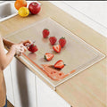 SWSKR 2PCS Clear Acrylic Cutting Board with Juice Groove 17.5"x13.5" | Non-Slip Base, Clear Cutting Board with Counter Lip, Cutting Boards for Kitchen Countertop, Dough Mat, Kitchen Gadgets 2026