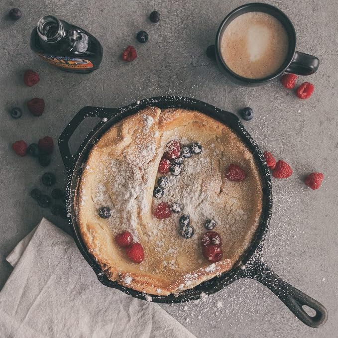 10-1/4 Inch Round Medium Pre-Seasoned Cast Iron Skillet