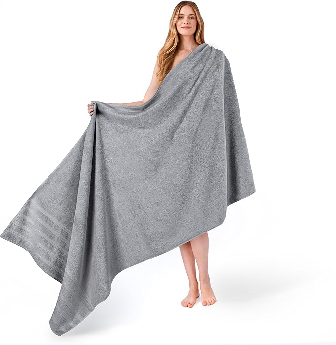 American Soft Linen 100% Cotton Luxury Turkish Towels, 35x70 XL Bath Sheet | Soft Absorbent Quick Dry OEKO Tex Standard 100 Certificated Durable Machine Washable Premium Hotel Quality