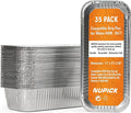NUPICK 35 Pack Drip Pan Compatible for Weber SmokeFire EX4 / EX6 / EPX6 | Genesis II 400/600, Summit 400/600 Series Grills, Fit for Weber 36” & 28” Griddle, 11.4" x 2.9" x 4.75"