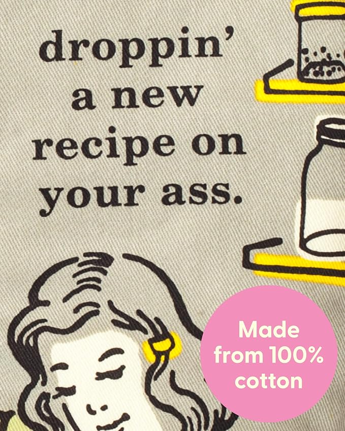 Blue Q Oven Mitts - Cute Kitchen Accessories & Kitchen Gifts - A New Recipe | Cute Oven Mitts with unique artwork, Super-Insulatted Quilting, Easy care maintenance, Kitchen gifts for women and home cooks