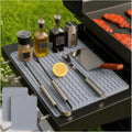 2 Pack Caketime Silicone Grill Tool Mats for Weber Traeger Stove Cooking Dish Drying Barbecue Outside Festival Accessories Retirement Grandpa Men Guy Practical Housewarming Funny Gifts(Gray)