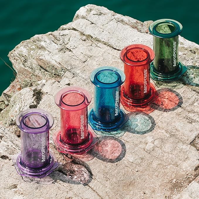 AeroPress Clear Green Coffee Press, French Press, Pour-Over & Espresso Style