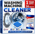 Washing Machine Cleaner Tablets - Penetrating Deep Clean Washer Cleaner Tablets For Front Loader And Top Load HE - Active Formula Tub Descaler Deodorizer