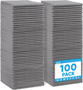 HOMEXCEL 100PK Microfiber Cleaning Cloth, Cleaning Rag for Home, 11.5x11.5 | Reusable, Lint Free, Scratch-Free and Highly Absorbent Towels for Kitchen, Window and Glass, Cars, Grey