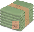 Urban Villa Kitchen Towels Cotton Dish Towels 20”x30” (Set of 6) Green