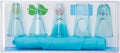 Ateco 6 Piece Cake Set, 5 Thermoplastic Tubes and 1 Reusable Superflex Silicone Decorating Bag