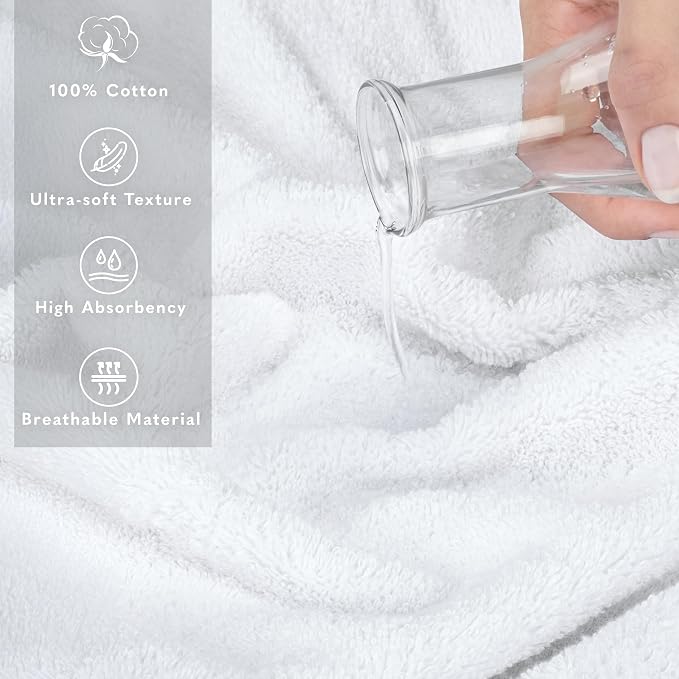 American Soft Linen 100% Cotton Luxury Turkish Towels, 35x70 XL Bath Sheet | Soft Absorbent Quick Dry OEKO Tex Standard 100 Certificated Durable Machine Washable Premium Hotel Quality