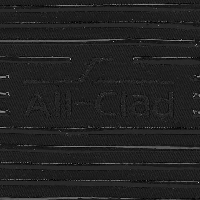 All-Clad Premium Pot Holder & Hot Pad: Heat Resistant to 500 Degrees - 100% Cotton, 10"x6.25" Hot Pad for Kitchen and Barbeque, 4-Pack, Black