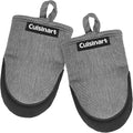 Cuisinart Mini Oven Mitts, 2-Pack, Neoprene Grip, Heat Resistant 350F | Cotton-lined, non-slip neoprene palm, ambidextrous design, ideal for smaller hands and everyday cooking
