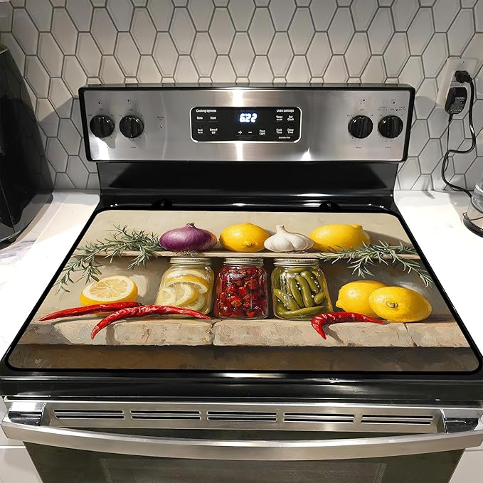 Stove Top Covers for Electric Stove, Glass Stove top Cover 28"x 20"